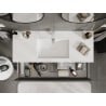 Mexen Orio meuble de salle de bains 120 cm avec lavabo Otis, 1 tiroir, graphite mat/blanc mat - 91A10-12023-1-BF66-W18M01