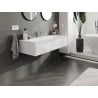 Mexen Orio meuble de salle de bain 120 cm avec lavabo Vela, 1 tiroir, blanc brillant - 91A10-12023-1-BF00-W23M00