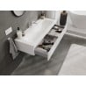Mexen Orio meuble de salle de bain 120 cm avec lavabo Vela, 1 tiroir, blanc brillant - 91A10-12023-1-BF00-W23M00