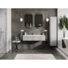 Mexen Orio meuble de salle de bain 120 cm avec lavabo Vela, 1 tiroir, gris mat/blanc mat - 91A10-12023-1-BF62-W23M01