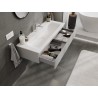 Mexen Orio meuble de salle de bain 120 cm avec lavabo Vela, 1 tiroir, gris mat/blanc mat - 91A10-12023-1-BF62-W23M01