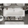 Mexen Orio meuble de salle de bain 120 cm avec lavabo Vela, 1 tiroir, graphite mat/blanc mat - 91A10-12023-1-BF66-W23M01