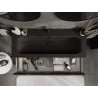 Mexen Orio meuble de salle de bains 120 cm avec lavabo Vela, 1 tiroir, noir brillant/noir mat - 91A10-12023-1-BF70-W23M71