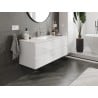 Mexen Orio meuble de salle de bain 120 cm avec lavabo Otis, 2 tiroirs, blanc brillant - 91A10-12047-2-BFF00-W18M00