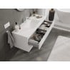 Mexen Orio meuble de salle de bain 120 cm avec lavabo Otis, 2 tiroirs, blanc brillant - 91A10-12047-2-BFF00-W18M00