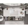 Mexen Orio meuble de salle de bain 120 cm avec lavabo Otis, 2 tiroirs, blanc brillant - 91A10-12047-2-BFF00-W18M00