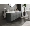 Mexen Orio meuble de salle de bain 120 cm avec lavabo Otis, 2 tiroirs, graphite mat/blanc mat - 91A10-12047-2-BFF66-W18M01