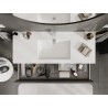 Mexen Orio meuble de salle de bain 120 cm avec lavabo Otis, 2 tiroirs, graphite mat/blanc mat - 91A10-12047-2-BFF66-W18M01