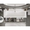 Mexen Orio meuble de salle de bains 120 cm avec lavabo Vela, 2 tiroirs, blanc brillant - 91A10-12047-2-BFF00-W23M00