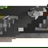 Mexen Carlos évier en granit à 1,5 cuve 582 x 475 mm, Gris, siphon Chrome - 6518581500-71