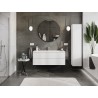 Mexen Orio meuble de salle de bain 120 cm avec lavabo Vela, 2 tiroirs, blanc mat - 91A10-12047-2-BFF01-W23M01