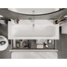 Mexen Orio meuble de salle de bain 120 cm avec lavabo Vela, 2 tiroirs, blanc mat - 91A10-12047-2-BFF01-W23M01