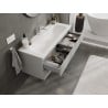 Mexen Orio armoire de salle de bain 120 cm avec lavabo Vela, 2 tiroirs, gris mat/blanc mat - 91A10-12047-2-BFF62-W23M01