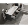 Mexen Orio meuble de salle de bain 120 cm avec lavabo Vela, 2 tiroirs, graphite mat/blanc mat - 91A10-12047-2-BFF66-W23M01
