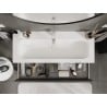 Mexen Orio meuble de salle de bain 120 cm avec lavabo Vela, 2 tiroirs, graphite mat/blanc mat - 91A10-12047-2-BFF66-W23M01