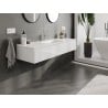 Mexen Orio meuble de salle de bain 140 cm avec lavabo Otis, 1 tiroir, blanc brillant - 91A10-14023-1-BF00-W18M00