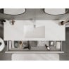 Mexen Orio meuble de salle de bain 140 cm avec lavabo Otis, 1 tiroir, blanc brillant - 91A10-14023-1-BF00-W18M00