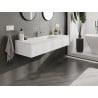 Mexen Orio meuble de salle de bains 140 cm avec lavabo Otis, 1 tiroir, blanc mat - 91A10-14023-1-BF01-W18M01