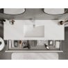 Mexen Orio meuble de salle de bains 140 cm avec lavabo Otis, 1 tiroir, blanc mat - 91A10-14023-1-BF01-W18M01