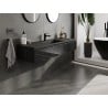 Mexen Orio meuble de salle de bain 140 cm avec lavabo Otis, 1 tiroir, noir brillant/noir mat - 91A10-14023-1-BF70-W18M71