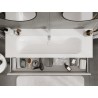 Mexen Orio armoire de salle de bain 140 cm avec lavabo Vela, 1 tiroir, blanc brillant - 91A10-14023-1-BF00-W23M00