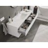 Mexen Orio meuble de salle de bains 140 cm avec lavabo Otis, 2 tiroirs, blanc mat - 91A10-14047-2-BFF01-W18M01