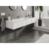 Mexen Orio meuble de salle de bain 160 cm avec lavabo Otis, 1 tiroir, blanc mat - 91A10-16023-1-BF01-W18M01
