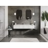 Mexen Orio meuble de salle de bain 160 cm avec lavabo Otis, 1 tiroir, blanc mat - 91A10-16023-1-BF01-W18M01