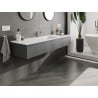Mexen Orio armoire de salle de bain 160 cm avec lavabo Otis, 1 tiroir, graphite mat/blanc mat - 91A10-16023-1-BF66-W18M01