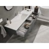 Mexen Orio armoire de salle de bain 160 cm avec lavabo Otis, 1 tiroir, graphite mat/blanc mat - 91A10-16023-1-BF66-W18M01