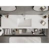 Mexen Orio armoire de salle de bain 160 cm avec lavabo Otis, 1 tiroir, graphite mat/blanc mat - 91A10-16023-1-BF66-W18M01