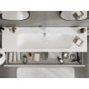 Mexen Orio meuble de salle de bain 160 cm avec lavabo Vela, 1 tiroir, blanc brillant - 91A10-16023-1-BF00-W23M00