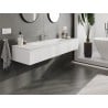 Mexen Orio meuble de salle de bain 160 cm avec lavabo Vela, 1 tiroir, blanc mat - 91A10-16023-1-BF01-W23M01