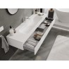 Mexen Orio meuble de salle de bain 160 cm avec lavabo Vela, 1 tiroir, blanc mat - 91A10-16023-1-BF01-W23M01