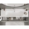 Mexen Orio meuble de salle de bains 160 cm avec lavabo Vela, 2 tiroirs, blanc brillant - 91A10-16047-2-BFF00-W23M00