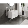 Mexen Orio armoire de salle de bain 80 cm avec lavabo Otis, 2 tiroirs, blanc brillant - 91A10-08047-2-BFF00-W18M00