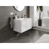 Mexen Orio armoire de salle de bains 80 cm avec lavabo Otis, 2 tiroirs, blanc brillant - 91A10-08047-2-BFF00-W18M00