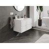 Mexen Orio armoire de salle de bain 80 cm avec lavabo Otis, 2 tiroirs, blanc mat - 91A10-08047-2-BFF01-W18M01