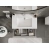 Mexen Orio armoire de salle de bain 80 cm avec lavabo Otis, 2 tiroirs, blanc mat - 91A10-08047-2-BFF01-W18M01