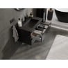 Mexen Orio armoire de salle de bain 80 cm avec lavabo Otis, 2 tiroirs, noir brillant/noir mat - 91A10-08047-2-BFF70-W18M71