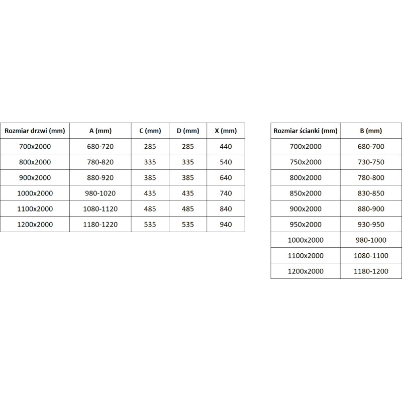 Mexen Exo-BR Duo cabine de douche pivotante 80 x 110 cm, transparent, chrome - 8182-080-110-01-00