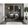 Mexen Orio meuble de salle de bain sous lavabo 50 cm, 1 tiroir, graphite mat- 91A10-05023-1-BF66