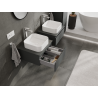 Mexen Orio meuble de salle de bain sous lavabo 50 cm, 1 tiroir, graphite mat- 91A10-05023-1-BF66