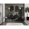 Mexen Orio Meuble bas de salle de bain 50 cm, 1 tiroir, noir brillant - 91A10-05023-1-BF70