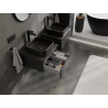 Mexen Orio meuble de salle de bains sous lavabo 50 cm, 1 tiroir, noir mat - 91A10-05023-1-BF71