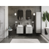 Mexen Orio meuble de salle de bain sous lavabo 50 cm, 1 tiroir, gris mat - 91A10-05047-1-BF62