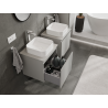 Mexen Orio meuble de salle de bain sous lavabo 50 cm, 1 tiroir, gris mat - 91A10-05047-1-BF62