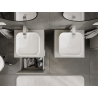 Mexen Orio meuble de salle de bain sous lavabo 50 cm, 1 tiroir, gris mat - 91A10-05047-1-BF62