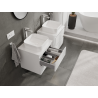 Mexen Orio armoire de salle de bain sous vasque 50 cm, 2 tiroirs, blanc brillant - 91A10-05047-2-BFF00