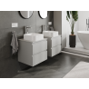 Mexen Orio meuble de salle de bain sous lavabo 50 cm, 2 tiroirs, gris mat - 91A10-05047-2-BFF62